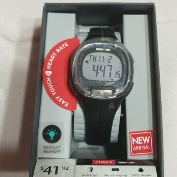 Timex Ironman TW5M40500 Activity Sleep Tracker WR 50M Indiglo Backlight ...