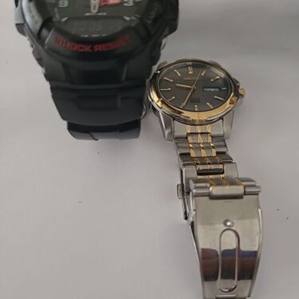 Cinturino Originale Casio Navy 10001491 – Gomma/blu Per Modelli G-100, G-2110, G-231
