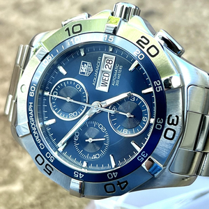 WTS TAG Heuer Aquaracer 300m Chronograph Caliber 16 Automatic Day Date Watch Only 945 Shipped WatchCharts Marketplace