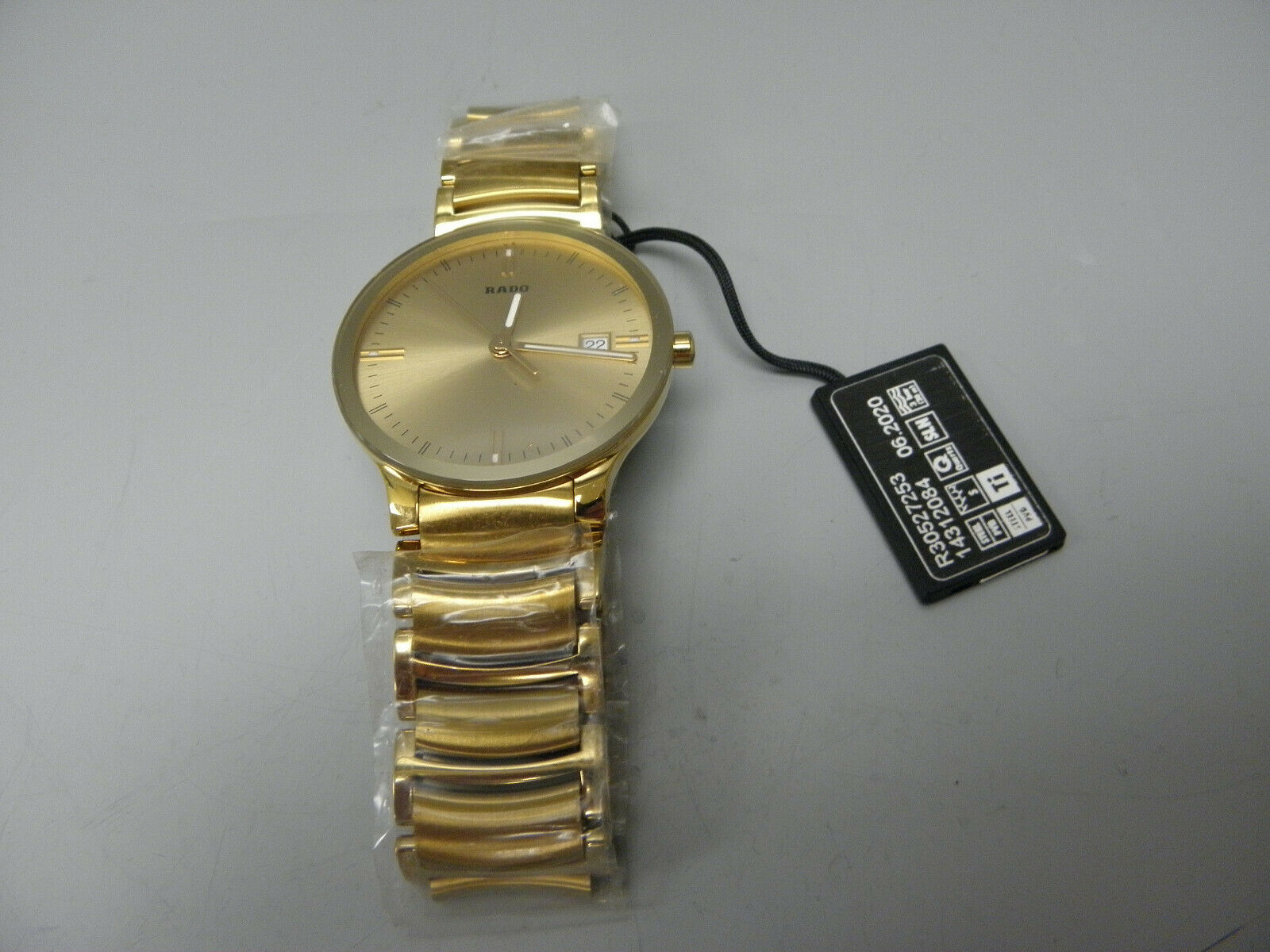 GENUINE RADO CENTRIX R30527253 YELLOW GOLD-PLATED MEN'S Watch QUARTZ NEW  w/TAG | WatchCharts