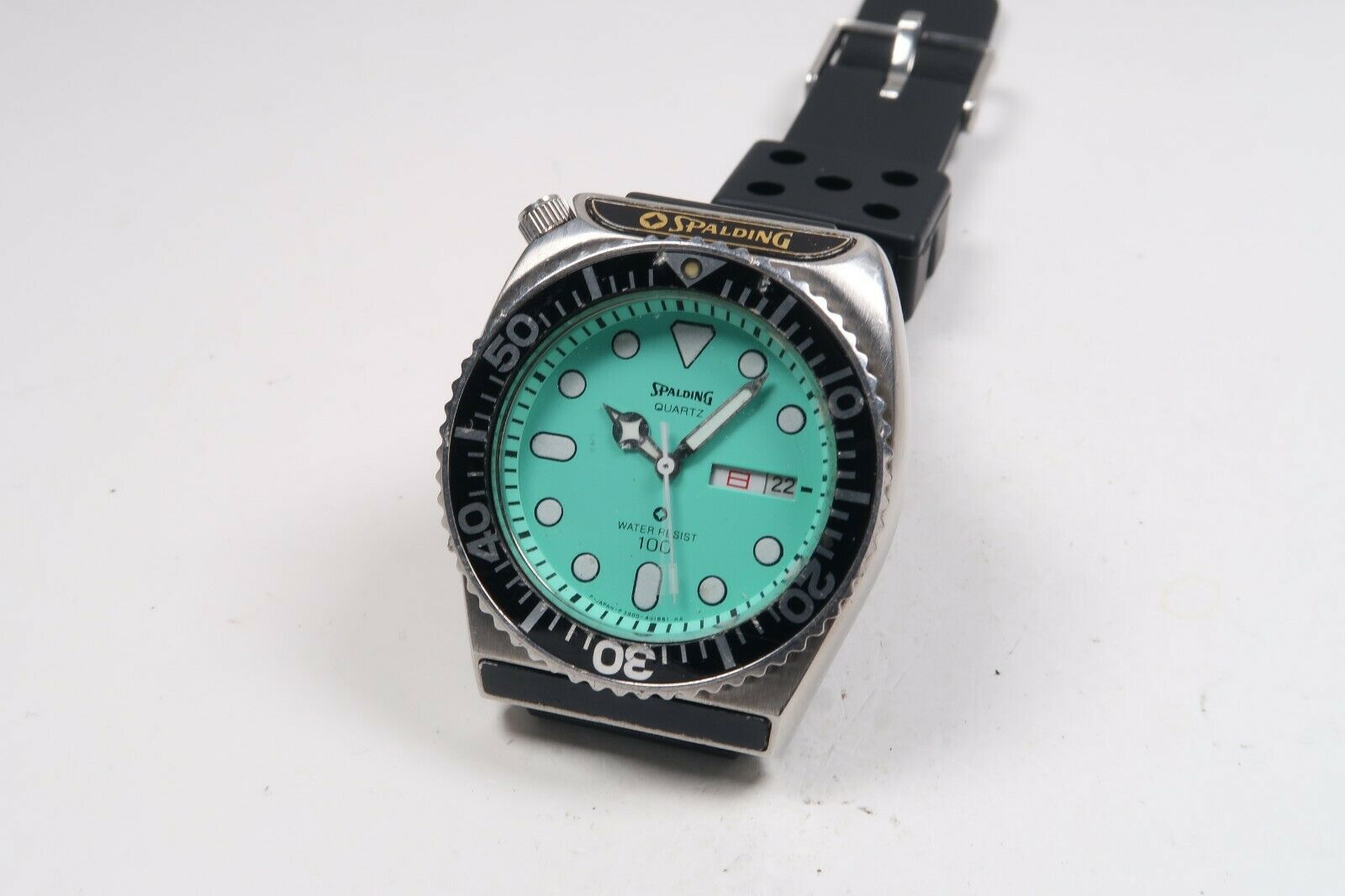 SPALDING / CITIZEN 3800-396910 Y DIVER Watch Japan