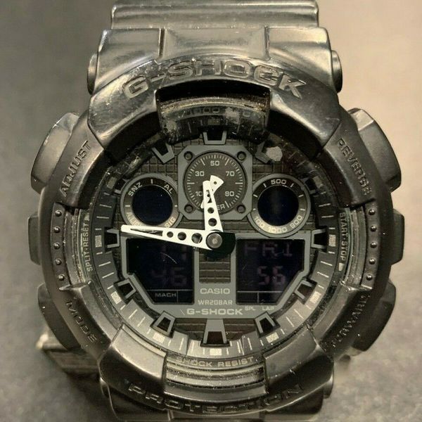 Nice G Shock Casio 5081 Mens Watch Ga 100 Analog Digital Black Watchcharts 4522