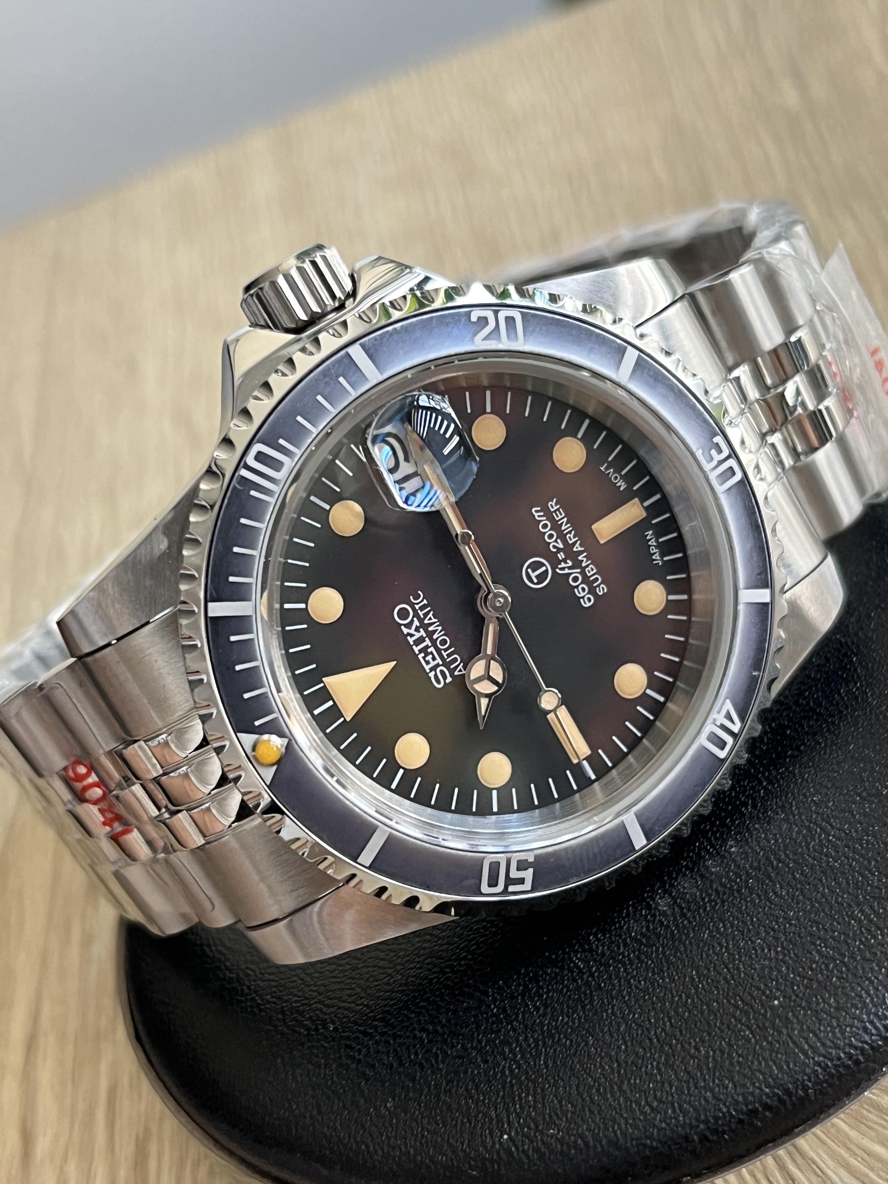 WTS][EU] Seiko Submariner Ghost 39.5mm Jubilee Mod / Build