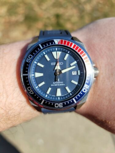 Seiko samurai with isofrane strap! | WatchCharts Marketplace