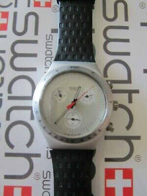 Swatch Time Cut YCS1005 1996 Irony Chrono 41mm Silicone read