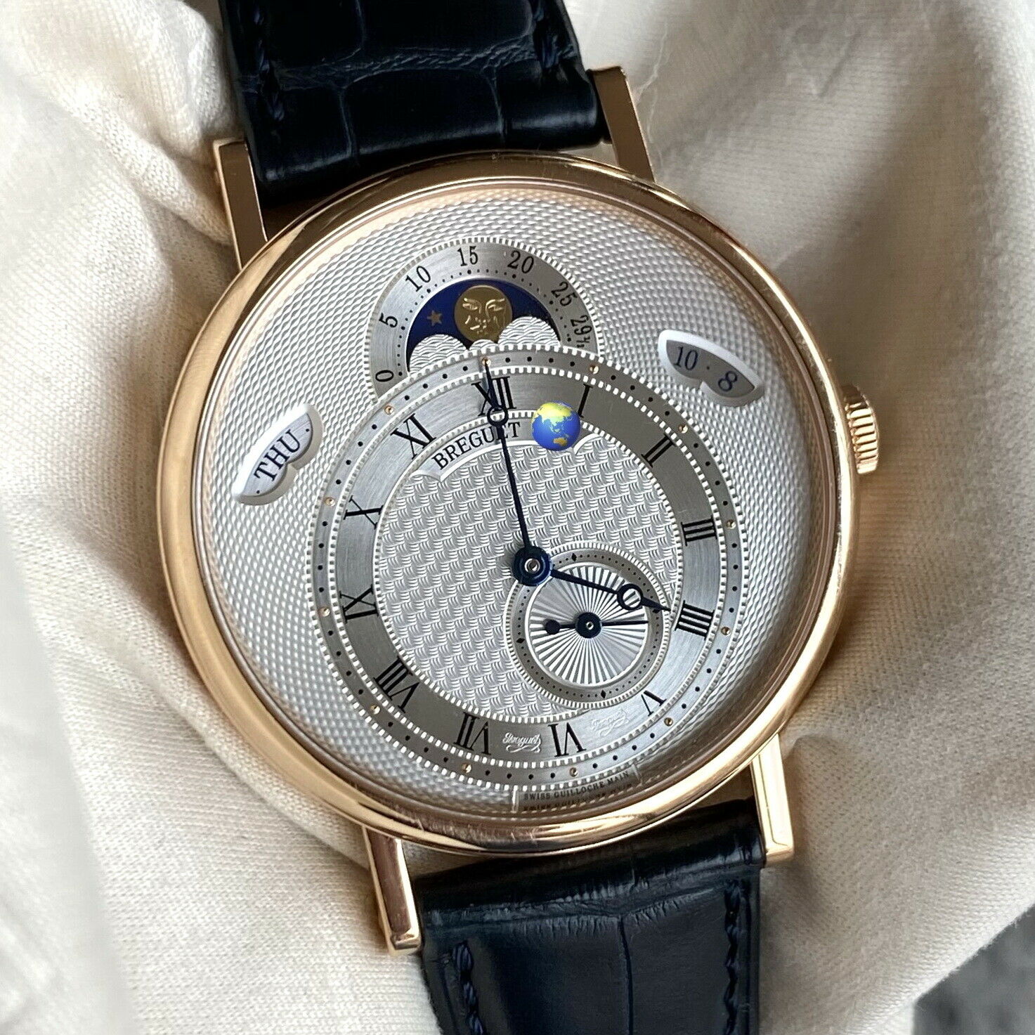 Breguet classique complications 7337BA 18k pink gold watch wristwatch ...