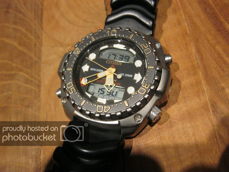 FS Citizen Aquamount Diver Promaster JP3020 56E titanium alti depth meter WatchCharts Marketplace