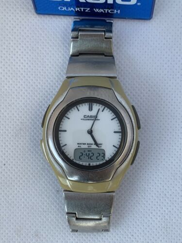 Casio AW-E10 Module 2705 Quartz Dual Time Vintage Wrist Watch Rare