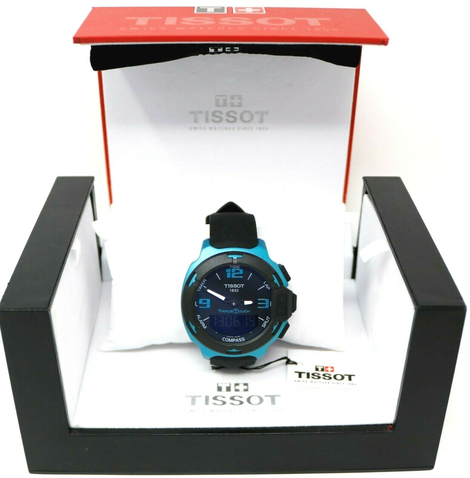 TISSOT T Race Touch Blue Aluminium Black Dial Men s Watch T0814209705704 WatchCharts