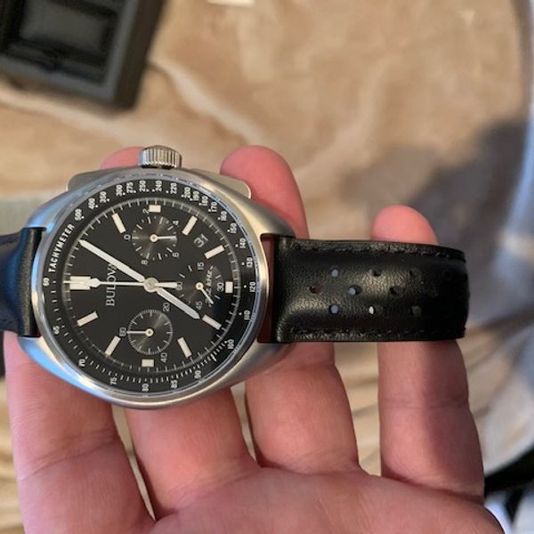 FS Bulova Men's Lunar Pilot Chronograph Watch 96B251 WatchCharts