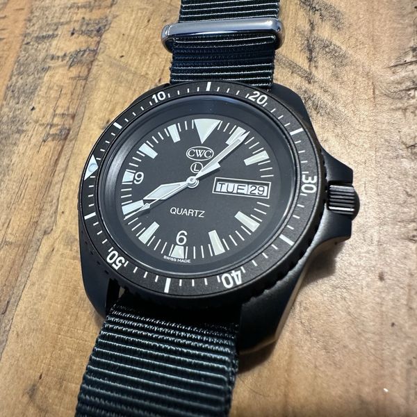 Vquait Cwc BRAND NEW CWC SBS Divers Issue British Military Watch, Day/Date ...