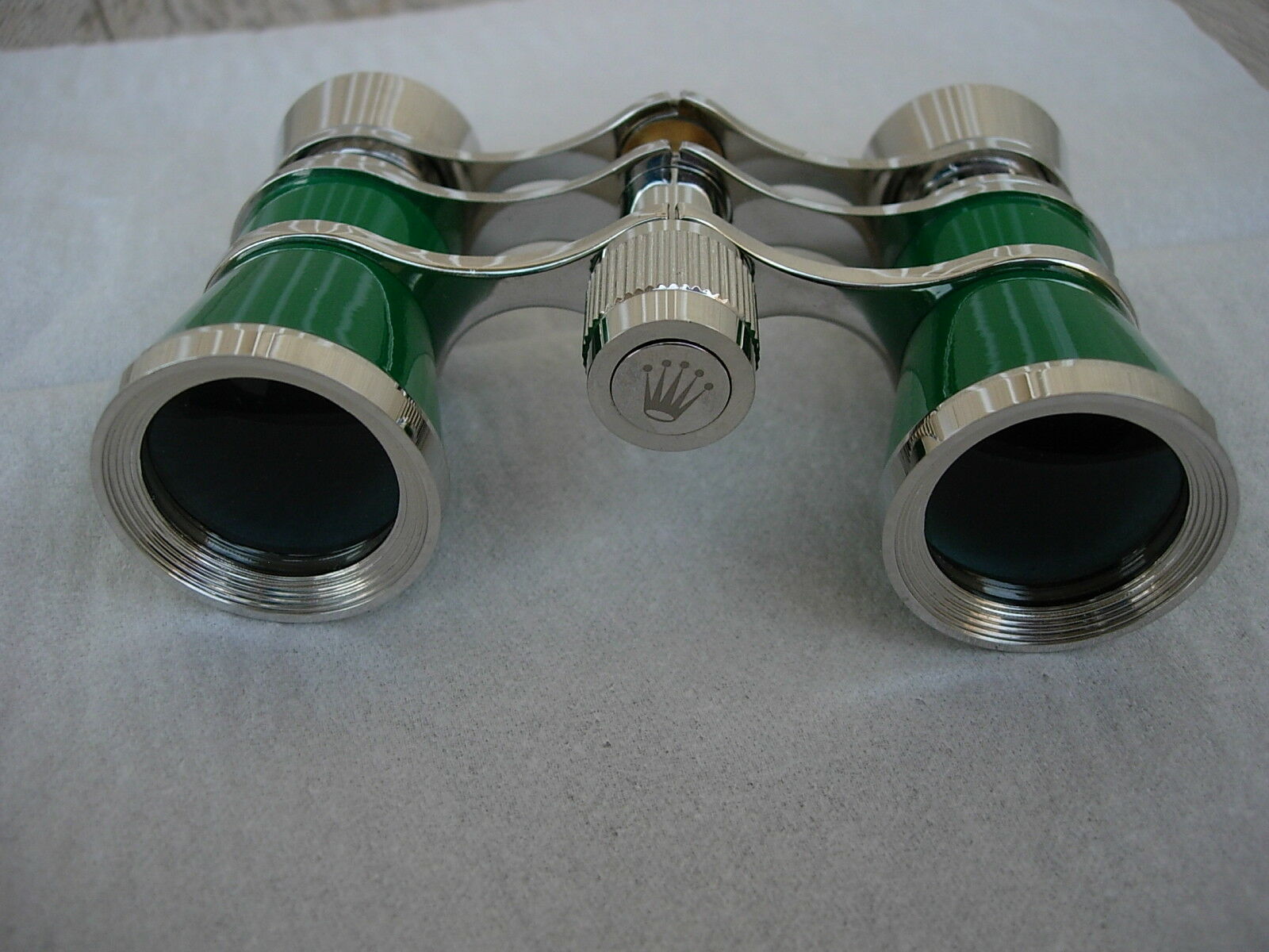 Rolex vintage very rare highly collectible binoculars. Green Laque