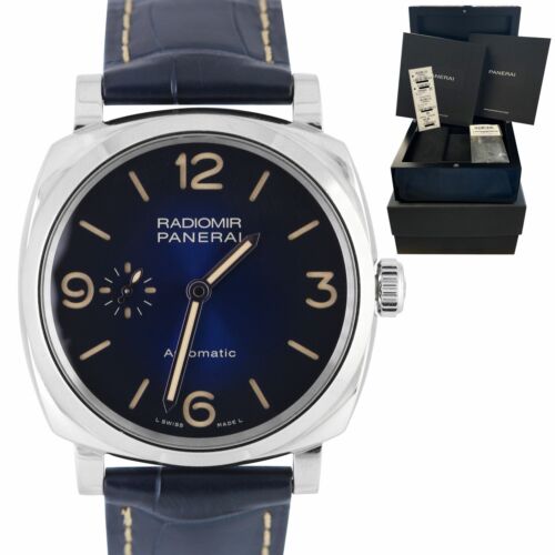 Panerai Radiomir 1940 3 Days Blue PAM 00933 Stainless 42mm Limited