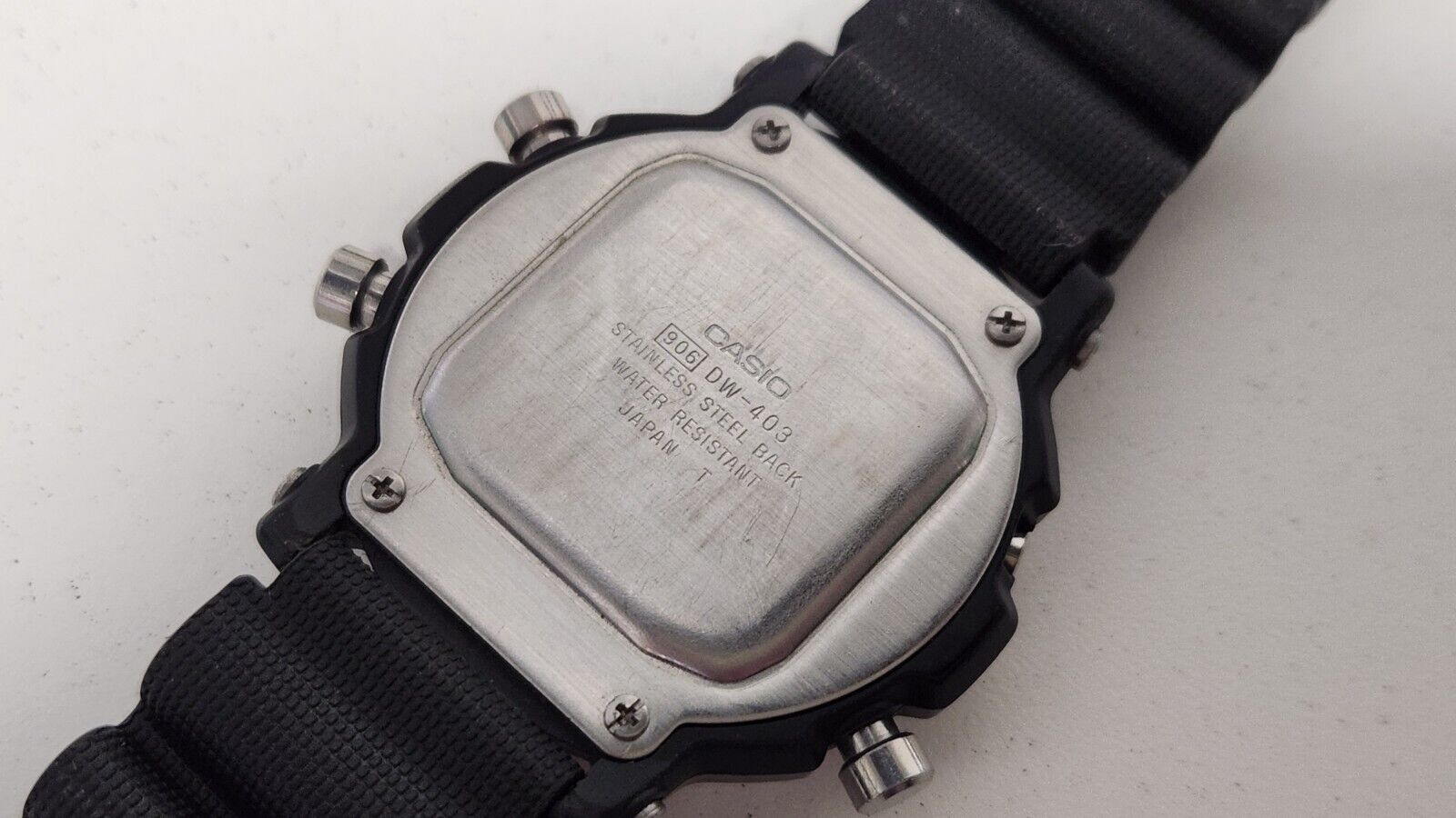 VINTAGE CASIO SURFING TIMER WATCH DW-403 MADE IN JAPAN
