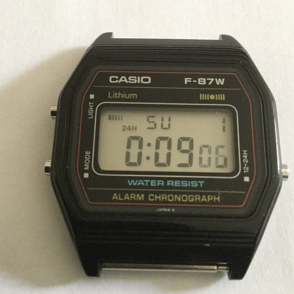 Vintage Casio F-87W. Module 415. Made in Japan | WatchCharts