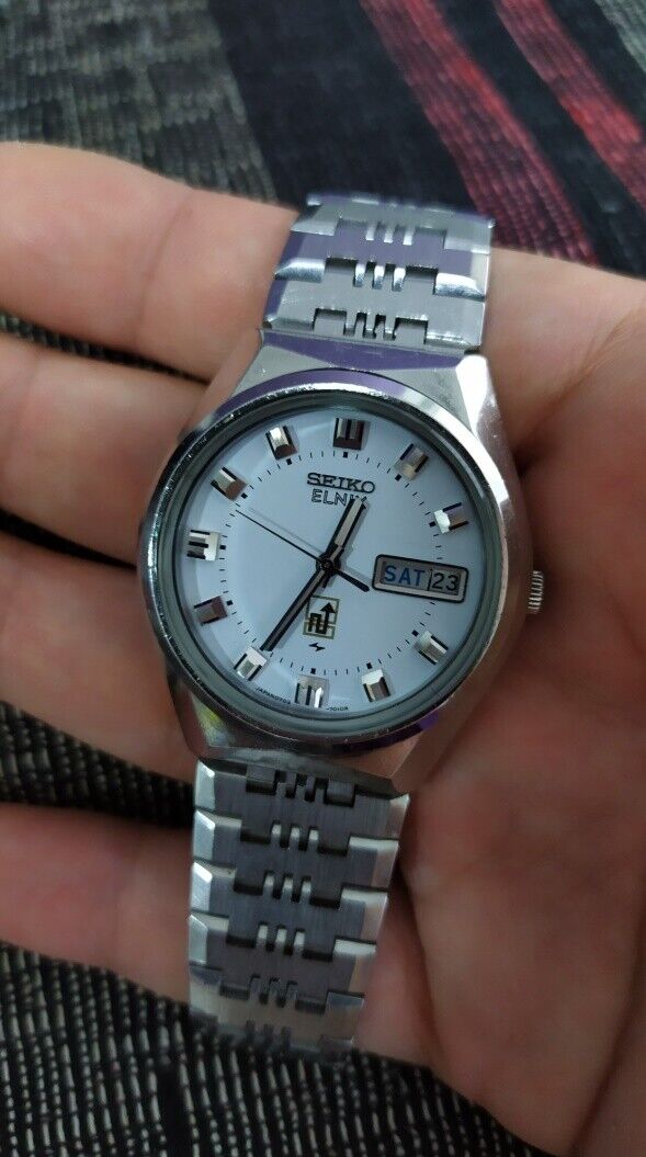 A1297 セイコー エルニクス 0703-6030 デイデイト AT - メルカリ