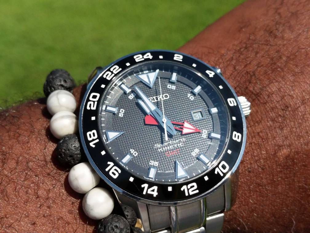 Seiko sportura clearance kinetic gmt sun015p1