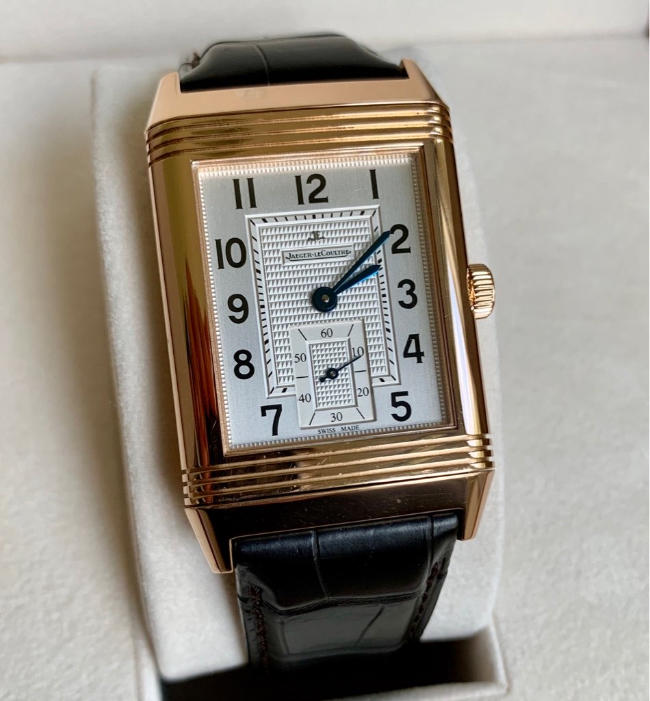 Jaeger Lecoultre Grande Reverso 976 Rose Gold 18k Box Papers New