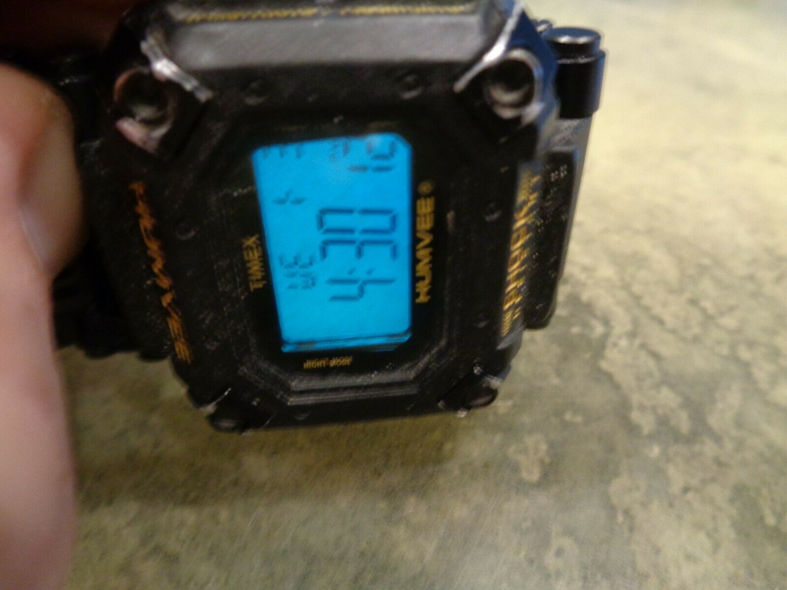 Vintage Ultra Rare Timex Humvee 745 G3 Indiglo Digital Watch