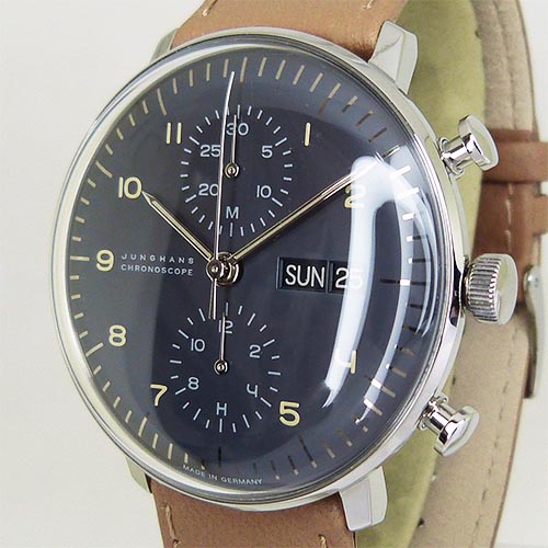 Junghans Junghans 027 4501 01 Max Bill Chronoscope Gray Used