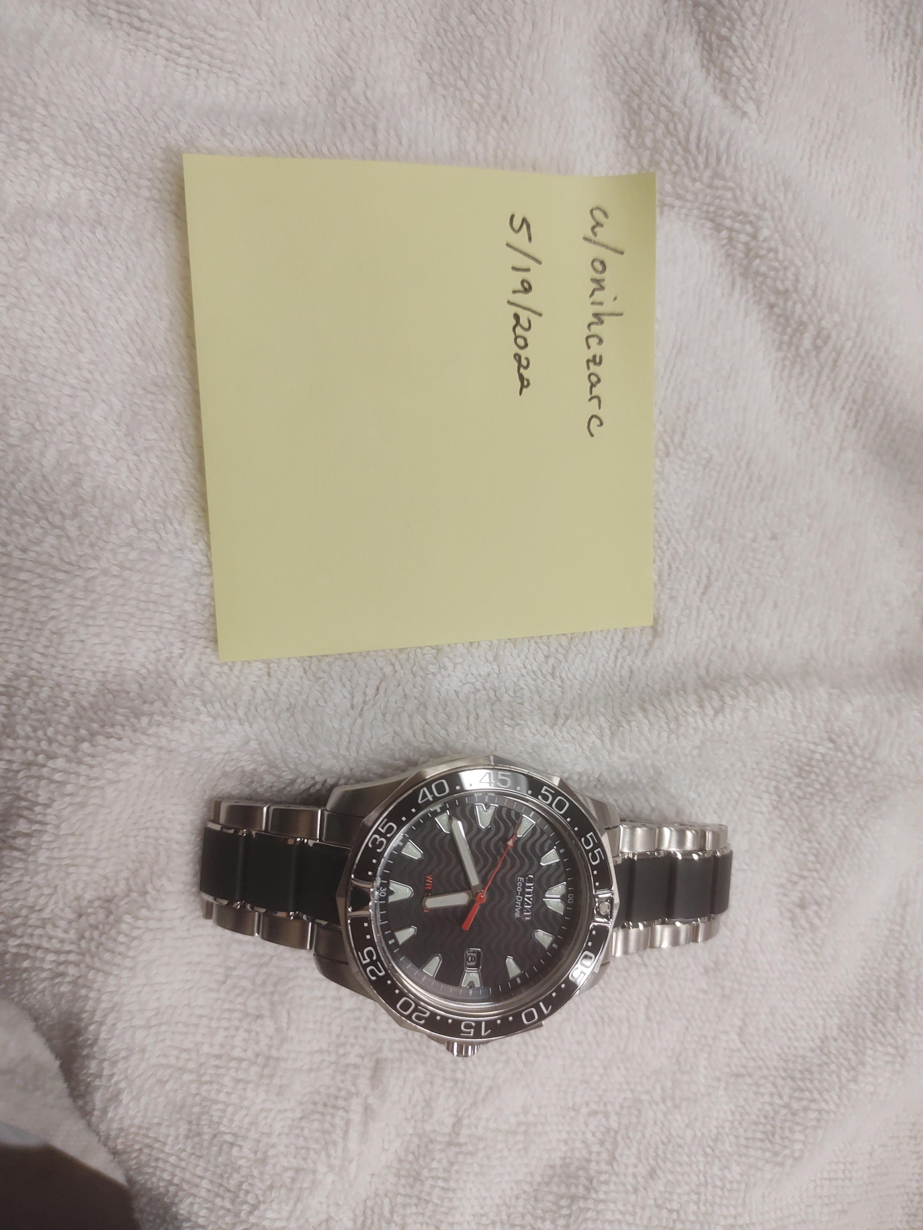 WTS Citizen Eco Drive Diver w ceramic bezel insert WatchCharts