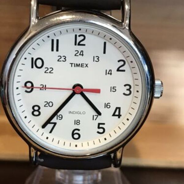 Timex CR2018 Cell Men’s Quartz Watch W/Indiglo. New Battery. New Band