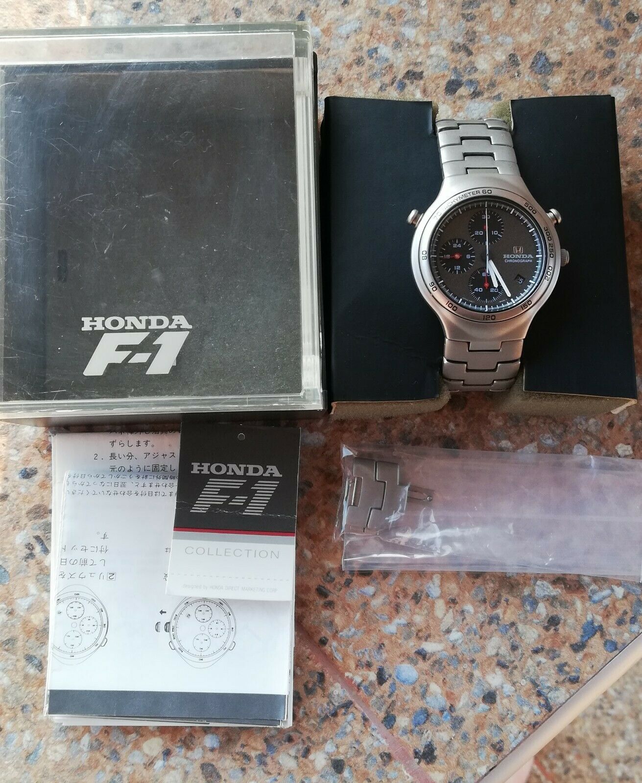 Seiko Alba F1 Honda Racing Quartz Chronograph YM57 6A20 JDM 