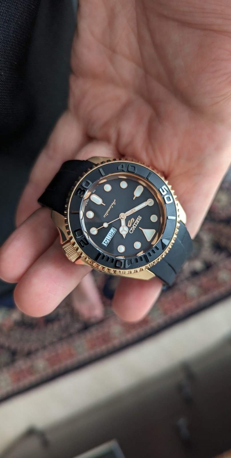 295 USD] FS: Seiko SRPD76 Mod - Rose Gold Yachtmaster