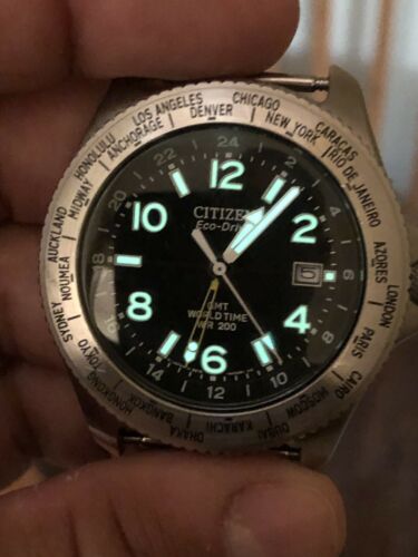 稼働品／CITIZEN ATTESA Eco-Drive B876 GMT搭載 稼働品／CITIZEN ATTESA Eco-Drive B876 GMT搭載 - メルカリ