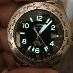 Citizen Eco-Drive GMT World Time B876-H23231 TA