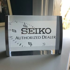 Seiko Display Authorized Dealer Plaque | WatchCharts