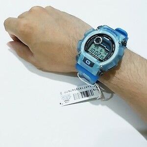 Vintage G-Shock Extreme Watch DW-9000 Jelly Sky Blue Surfing Full 