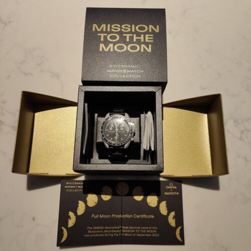 Swatch x Omega ' Mission To The Moon' Moonshine Gold Lollipop
