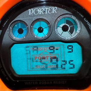 CASIO G-SHOCK Yoshida PORTER Porter DW-6900FS orange dw-6900 USED