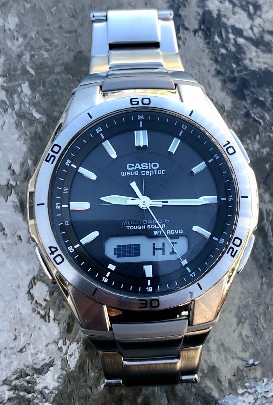 FS: Casio WVA-WVA-M640D-1A Wave Ceptor Multi Band 6 Asking $45