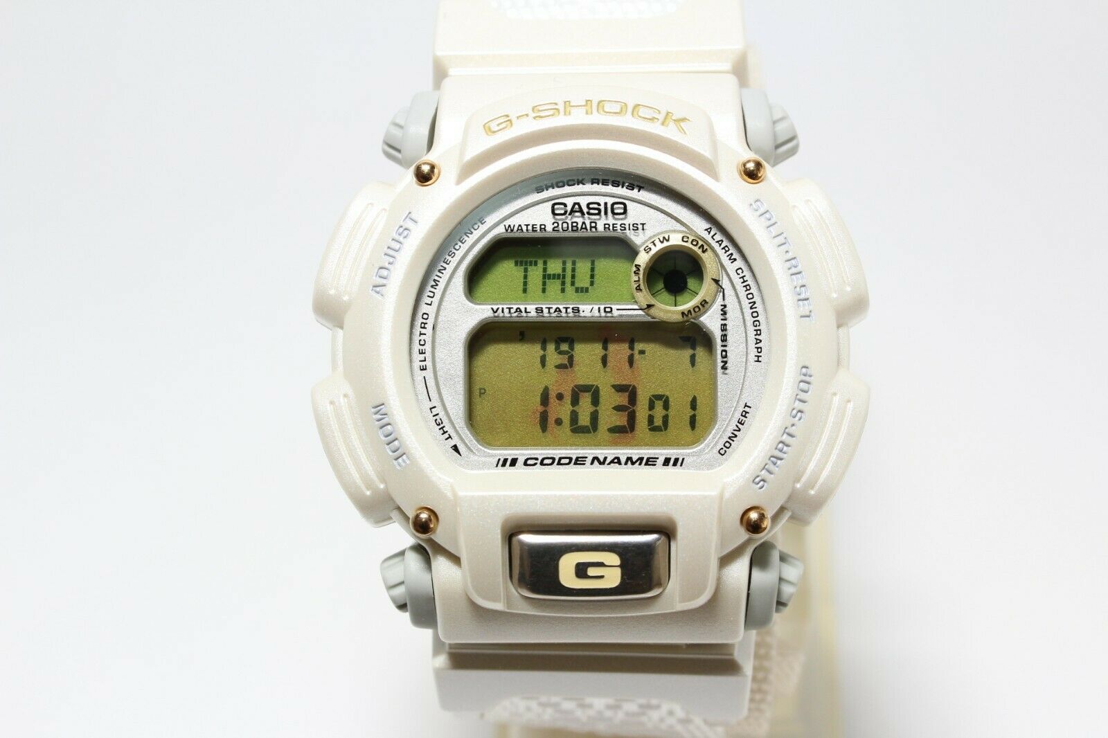 CASIO DW-8800AJ CODENAME ADMA FAIRBANKS ALASKA white