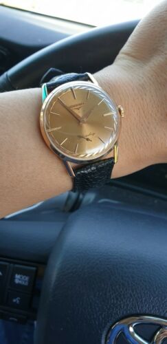 Beautifull Vintage longines Flagship 18k.rose Gold Men s Cal.30L