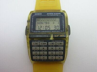 Casio Databank Calculator Watch DBC-63 Dino Zone Dinosaur Society 