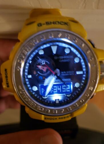 Casio G-Shock GULFMASTER yellow - 5371 Tough Solar Atomic Multi