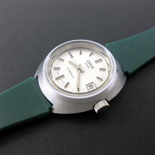 Montre Vintage Oris Star 740 - 17 Rubis, Cadran Noir, Sans Bracelet - Pièce à Restaurer