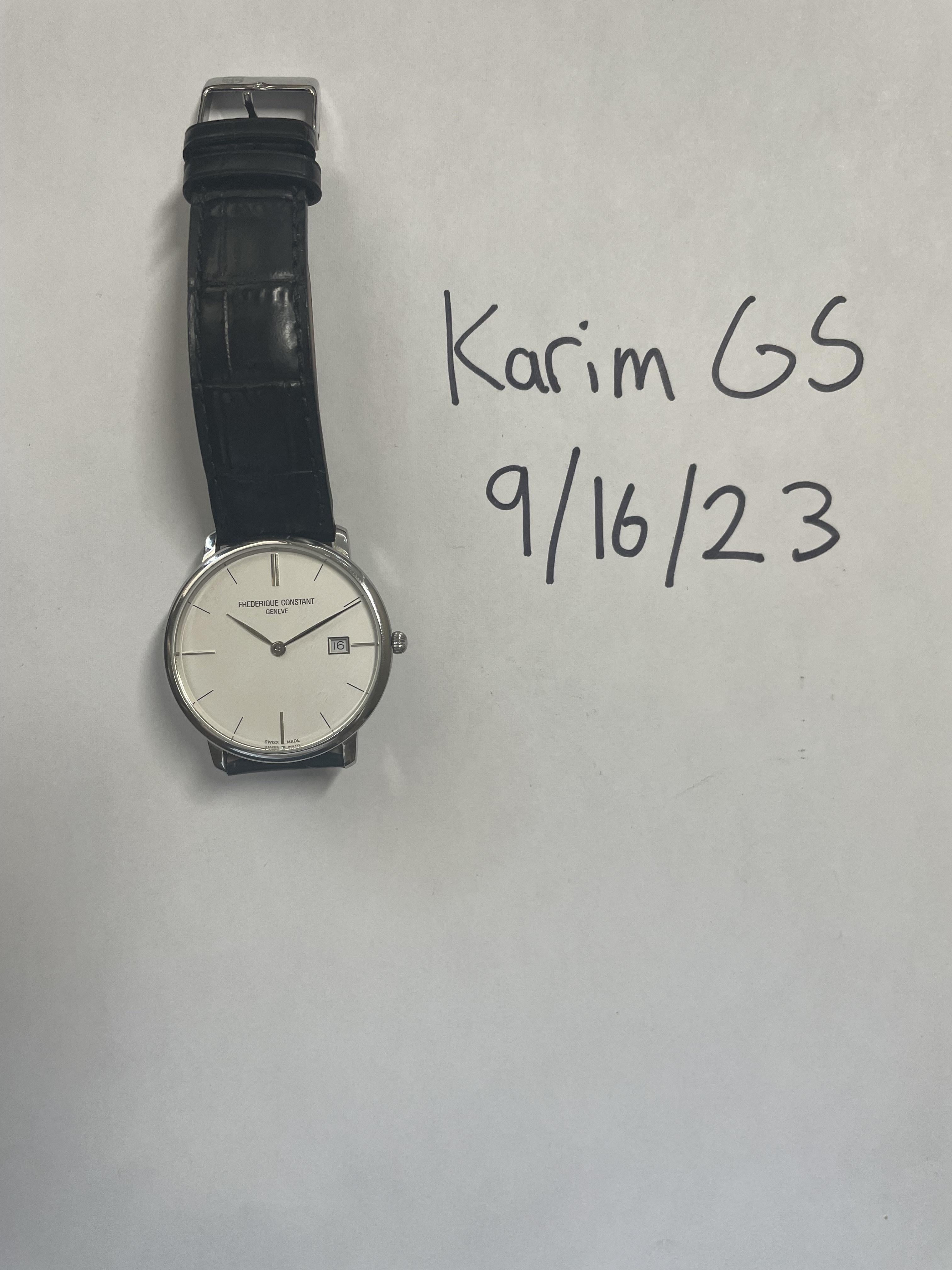 WTS PRICE DROP Frederique Constant Slimline Men s Quartz Dress