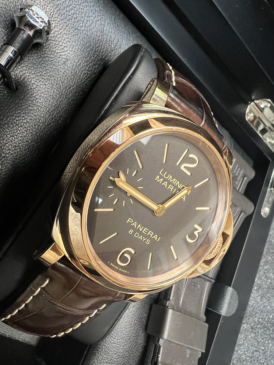 FS Panerai Luminor 8 Days PAM00511 Rose Gold WatchCharts