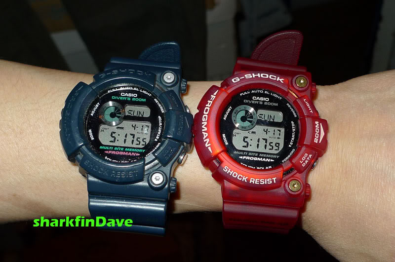 FS: Pair of G-Shock Frogman GW200 series | WatchCharts