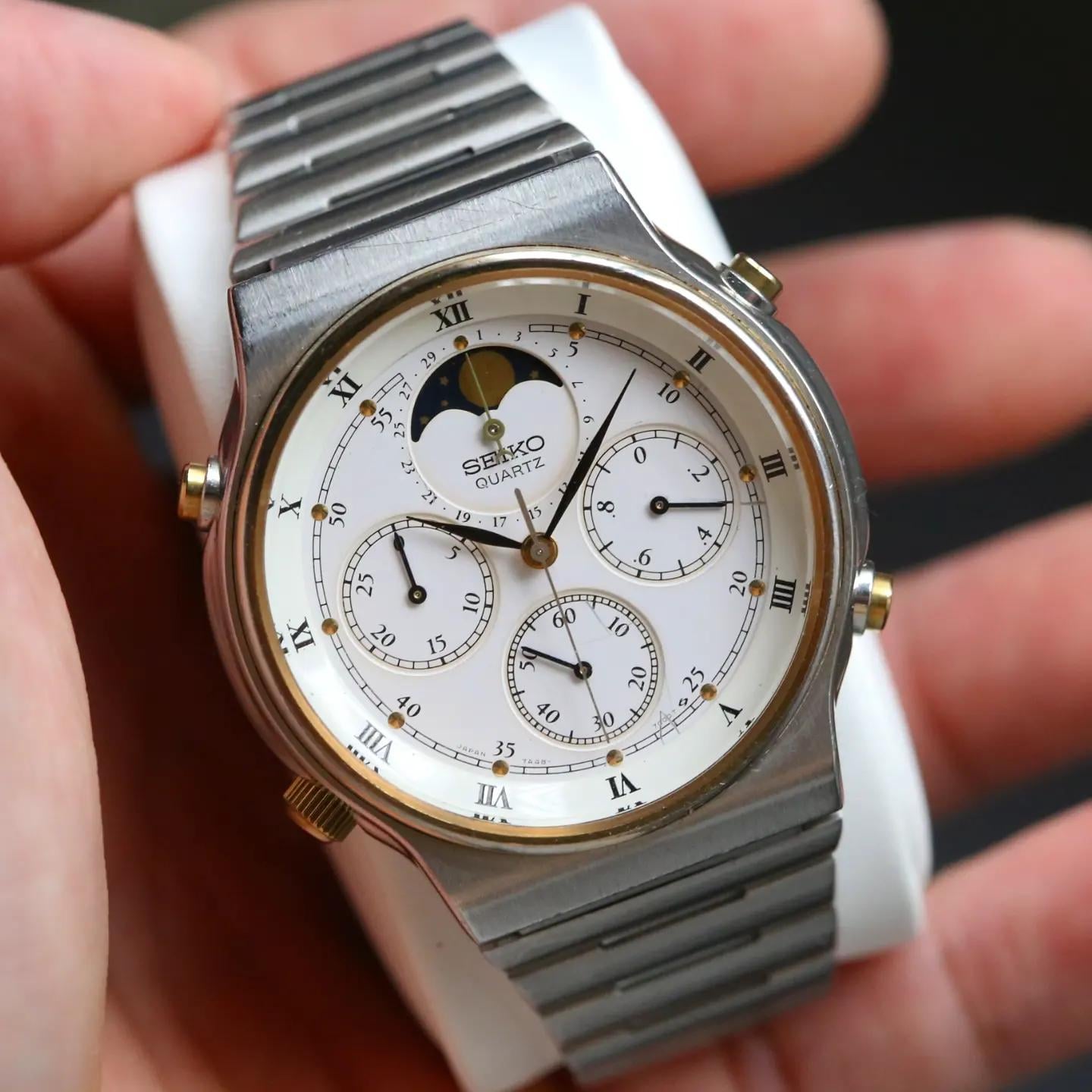 WTS] Moonphase Seiko Quartz 7A48-7000 | WatchCharts Marketplace