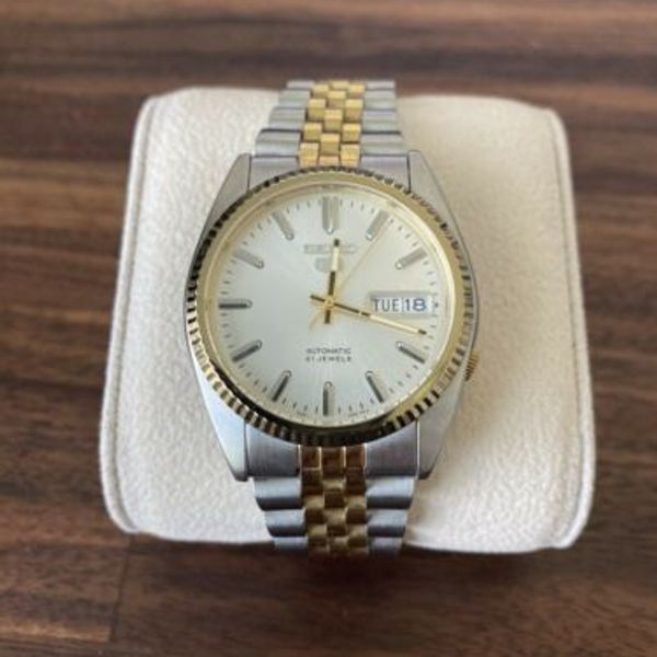 Rare Seiko 5 Snxj90 “datejust” Watchcharts Marketplace 8709