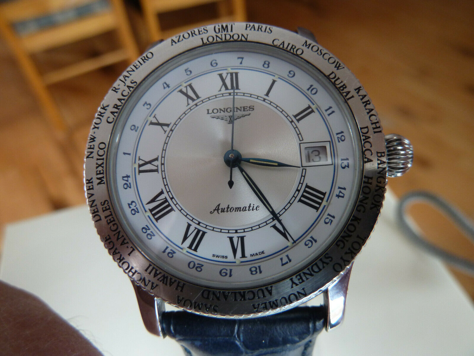 Longines best sale lindbergh gmt