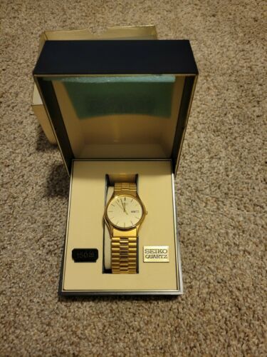 Seiko Quartz Gold Watch Vintage 1989 Edition S114V | WatchCharts