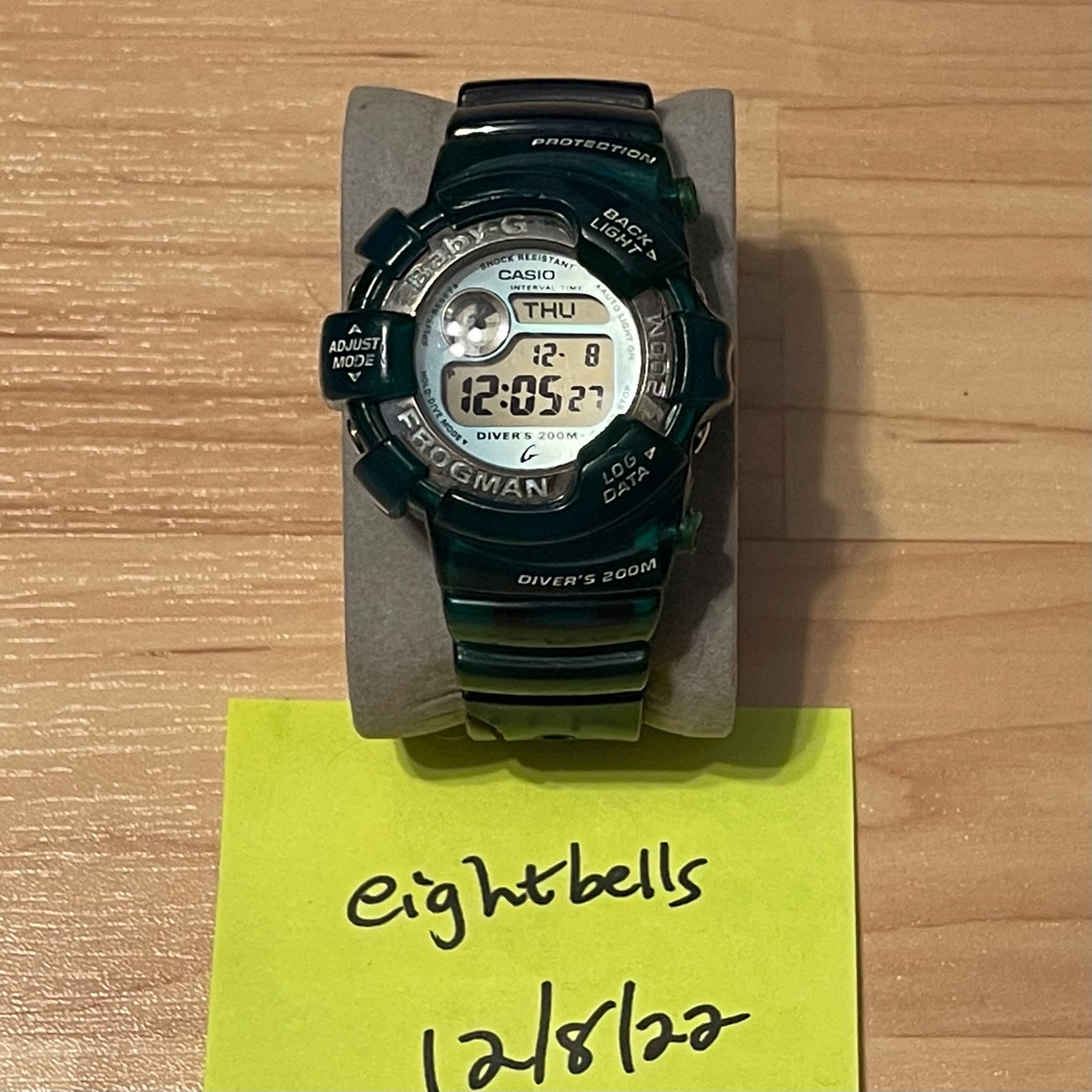 WTS] Casio G-Shock Baby-G Frogman BGW-103 Green Blue Digital Watch