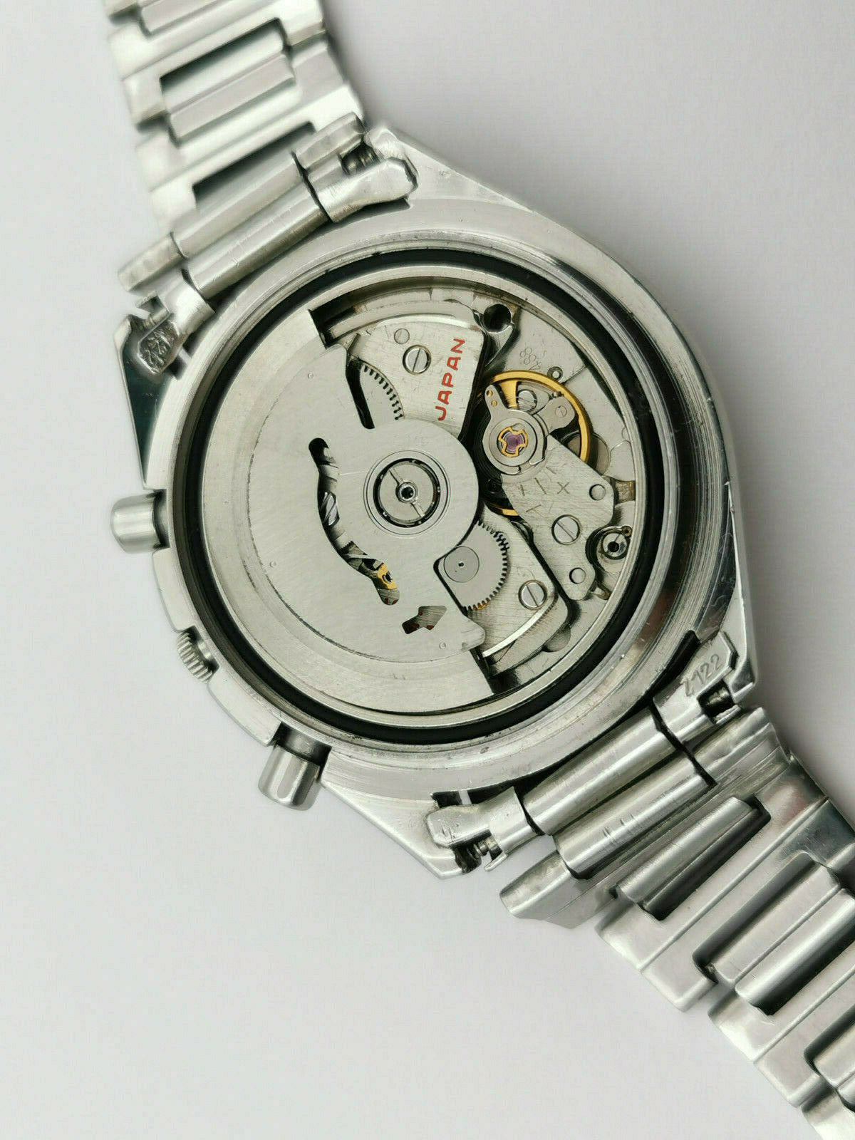 Vintage Seiko 7016-7000 Fly Back Chronograph Yellow Dial Cal 7016A