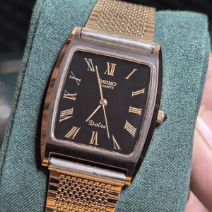 Seiko Dolce 7731 5150 February 1985 Tungsten Carbide Case